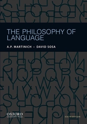 Paperback of Philosophy of Language by Oxford University Press, USA, featuring a scholarly cover with text and academic design.