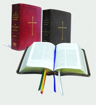 The Book of Common Prayer and Bible Combination Edition (NRSV with Apocrypha): Red Bonded Leather Bible Church Publishing