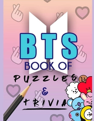 KPOP BTS Book of Puzzles & Trivia Paperback Tee Books