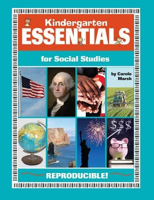 Kindergarten social studies educational resource by Gallopade International with colorful illustrated pages and learning materials.