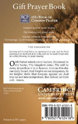 Book of Common Prayer, Gift Edition, White Cp221 601b White by Cambridge University Press