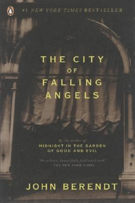 Paperback edition of The City of Falling Angels by Penguin Books featuring a cover image with cityscape artwork.