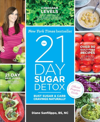 21-Day Sugar Detox: Bust Sugar and Carb Cravings Naturally by Sanfilippo, Diane