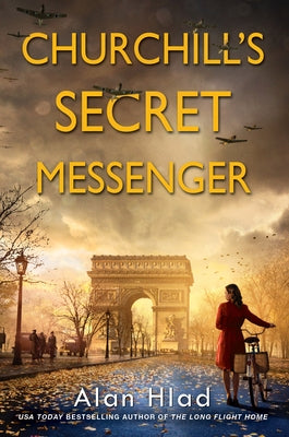 Paperback of Churchill's Secret Messenger by John Scognamiglio Book, showing the book cover with historical WWII spy and French Resistance themes.