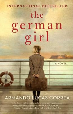 Paperback of The German Girl novel by Washington Square Press, showing the book cover with artwork and title.