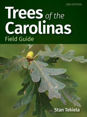 Paperback Trees of the Carolinas Field Guide by Adventure Publications featuring illustrations of various native trees