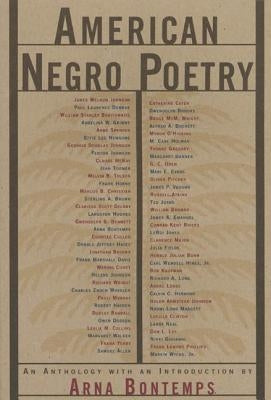 American Negro Poetry: An Anthology by Bontemps, Arna