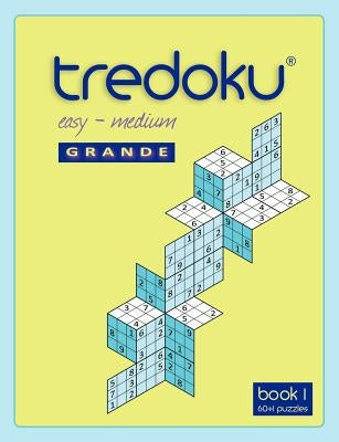 Tredoku Easy Medium Grande Book 1 Paperback Mindome Ltd.