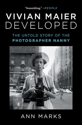 Paperback copy of Vivian Maier Developed: The Untold Story of the Photographer Nanny by Atria Books, showing the book cover.