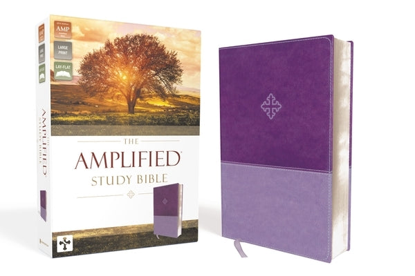 Amplified Study Bible, Imitation Leather, Purple by Zondervan