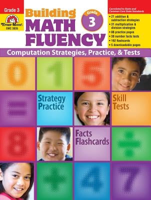 Building Math Fluency Grade 3 [With Transparency(s)] by Evan-Moor Educational Publishers