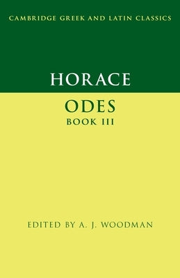 Paperback of Horace: Odes Book III by Cambridge University Press, showing the book cover with classical design and title text.