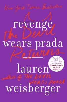 Cover image of "Revenge Wears Prada: The Devil Returns" book by Simon & Schuster, showing the book's title and cover design.