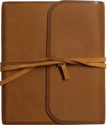 ESV Single Column Journaling Bible (Natural Leather, Brown, Flap with Strap) by 