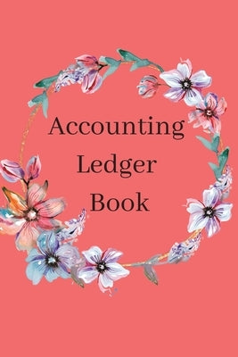 Accounting Ledger: Coral Floral by Freeman, Muriel