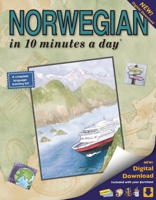 Norwegian in 10 Minutes a Day: Language Course for Beginning and Advanced Study. Includes Workbook, Flash Cards, Sticky Labels, Menu Guide, Software, by Kershul, Kristine K.
