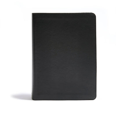 CSB He Reads Truth Bible, Black Leathertouch Indexed: Black Letter, Wide Margins, Notetaking Space, Reading Plans, Sewn Binding, Two Ribbon Markers, E by He Reads Truth