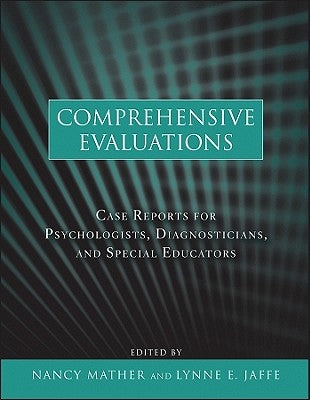 Paperback book titled "Comprehensive Evaluations: Case Reports for Psychologists, Diagnosticians, and Special Educators" by Wiley.