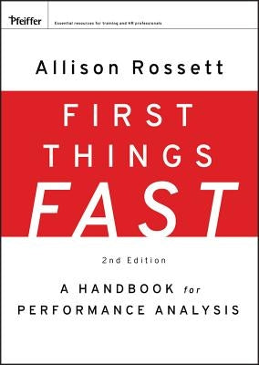 First Things Fast by Rossett, Allison