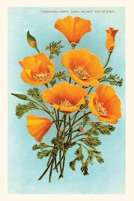 Vintage Journal California Poppies by Found Image Press