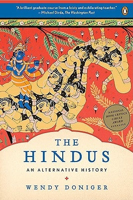 Paperback of The Hindus: An Alternative History by Penguin Books, featuring a cover image with book title and design elements.