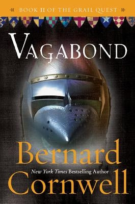 Vagabond by Harper Perennial book cover featuring an illustrated image of a wandering traveler against a colorful background.