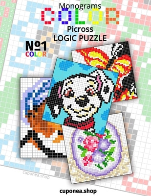 Monogram Color: Picross LOGIC PUZZLE Paperback Independently Published