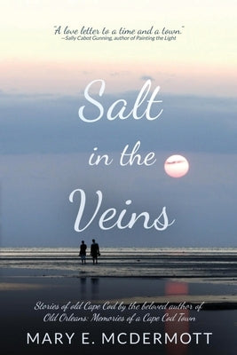 Paperback of Salt in the Veins by Sea Crow Press, featuring a close-up of the book cover with artistic design elements.