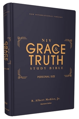 Niv, the Grace and Truth Study Bible, Personal Size, Hardcover, Red Letter, Comfort Print by Mohler Jr, R. Albert