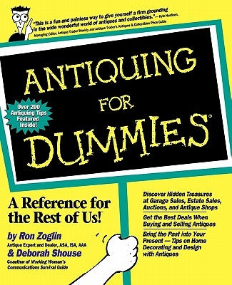 Antiquing for Dummies by Shouse, Deborah