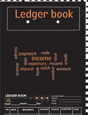 Ledger Book: A Complete Expense Tracker Notebook, Expense Ledger, Bookkeeping Record Book for Small Business or Personal Use - Ledg by Maars, Scania