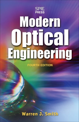 Paperback copy of Modern Optical Engineering 4th edition by McGraw-Hill Companies, showing the book cover with technical illustrations.