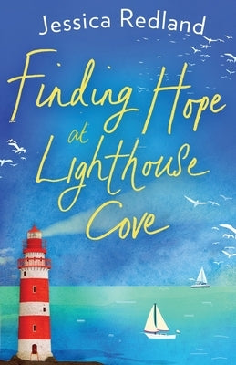 Paperback copy of "Finding Hope at Lighthouse Cove" by Boldwood Books Ltd, featuring a seaside lighthouse scene on the cover.