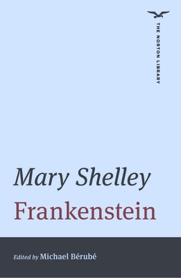 Paperback of Frankenstein by W. W. Norton & Company, featuring the classic horror novel cover design.