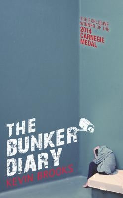Cover image of "The Bunker Diary" book by Carolrhoda Lab, featuring the book's title and a dark, moody cover design.