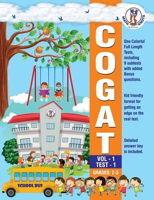 CogAT Vol 1 -TEST - 1 Paperback Math-Knots LLC