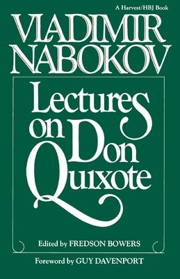Lectures on Don Quixote Paperback Mariner Books