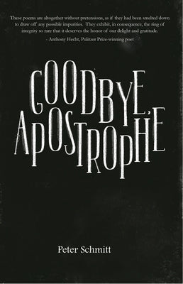 Goodbye, Apostrophe Paperback Regal House Publishing