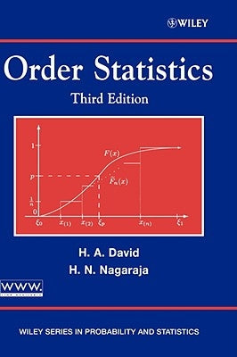 Order Statistics by David, Herbert A.