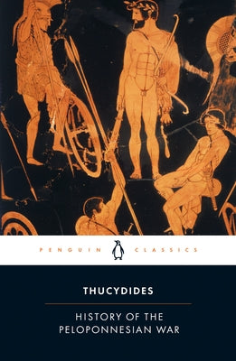 Paperback of The History of the Peloponnesian War by Penguin Group, featuring a classic book cover with text and historical imagery.