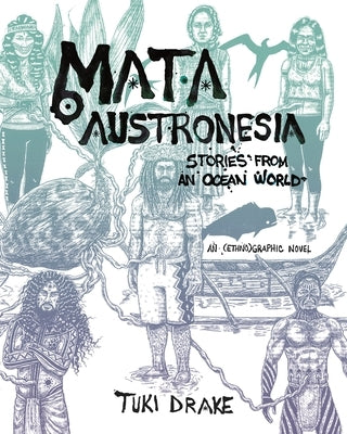 Paperback of Mata Austronesia: Stories from an Ocean World by University of Hawaii Press, featuring ocean-themed illustrations.