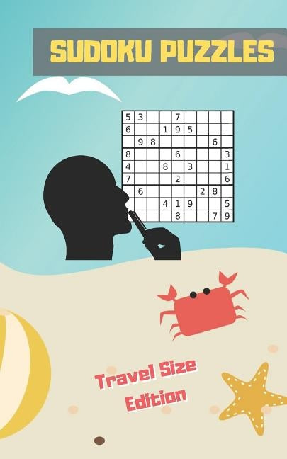 Travel pocket-sized Sudoku puzzles in paperback with answer keys, featuring easy, medium, and hard difficulty levels for fun on the go.