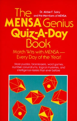 The Mensa Genius Quiz-A-Day Book Paperback Da Capo Press