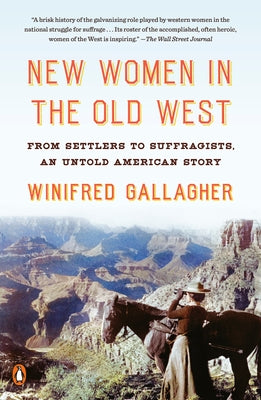 Paperback book titled "Women in the Old West: From Settlers to Suffragists" by Penguin Books, showing the front cover.