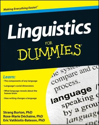 Linguistics for Dummies Paperback For Dummies