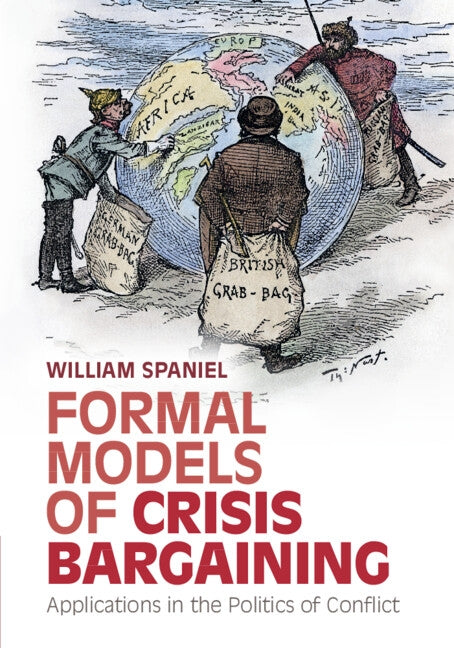 Paperback book titled "Formal Models of Crisis Bargaining" by Cambridge University Press, featuring a cover design with text and graphics.