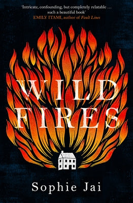 Paperback of Wild Fires by Borough Press, featuring the book cover with fiery landscape and bold title text.