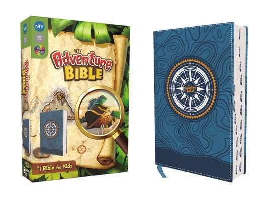 Niv, Adventure Bible, Leathersoft, Blue, Full Color, Thumb Indexed Tabs by Richards, Lawrence O.