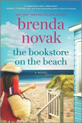 Paperback copy of The Bookstore on the Beach by Mira Books, featuring a colorful cover with beach and bookstore illustrations.