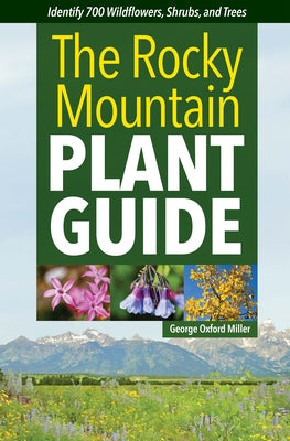 Paperback Rocky Mountain Plant Guide by Adventure Publications featuring colorful wildflowers, shrubs, and trees illustrations.